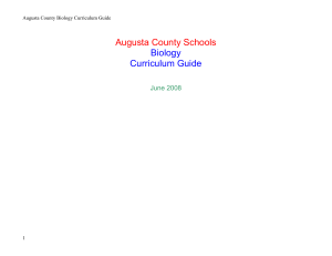 earth science - Augusta County Public Schools