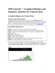 Descriptive Statistics and Comparative Displays for Numeric Variables