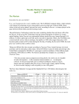 Weekly Commentary 04-27-15 PAA
