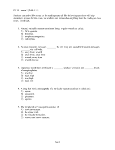 PC 11 - exam 3 (2:00-3:15) Students can and will be tested on the