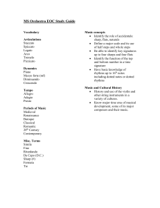 MS Orchestra EOC Study Guide