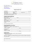 Pediatric Intake Form - Ana Lopez, Naturopathic Physician