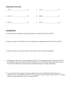Temperature Conversions
