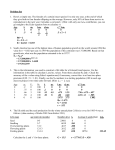 Problem set answers