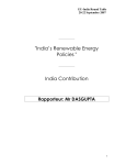 India`s Renewable Energy Policies