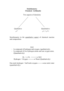 Stoichiometry