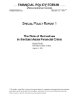 report - Financial Policy Forum