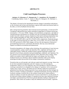Cold Land Region Processes - Food and Agriculture Organization of