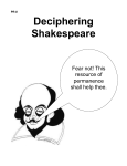 Deciphering Shakespeare