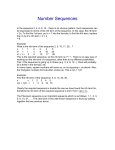 Number Sequences1