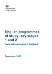 English national curriculum - St Hilda`s C of E Primary School