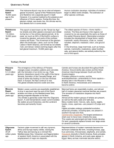 Quaternary Period