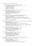 CHY4U (9e) Test Chapters 17-19 Review Questions 1. The