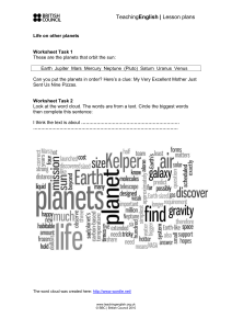 Planets - TeachingEnglish