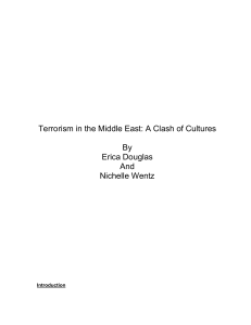 Terrorism in the Middle East - A Clash of Cultures