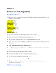Chapter 5 Review and Test Preparation Vocabulary Review Use the