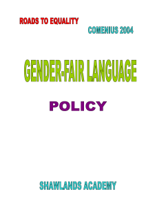 genderfair policy