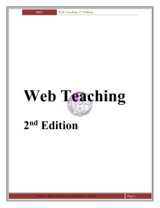 Web Teaching 2nd edition @ www.mkclibrary.yolasite.com