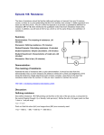 Resistance - Teaching Advanced Physics