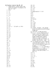 Chapter 9 Answers