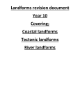 Landforms revision document