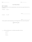 Quiz – Solving Equations