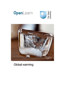 Global warming - The Open University