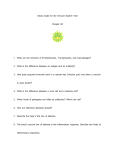 Study Guide For Immune System Test, Chapter 40