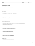 NAME: : :______ Honors Biology Reading Guide – Chapter 6