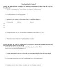 China Study Guide (Chapter 7)