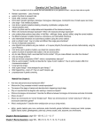 genetics Study Guide(fall 2014 for old book)