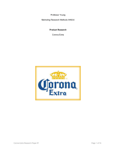 Corona Extra Customer Profile