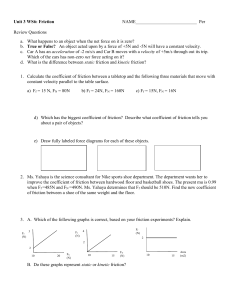 WS: Friction