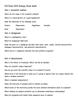 Fall Exam 2015 Zoology Study Guide Part 1 Scientific method What