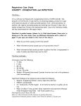 Respiratory Case Study