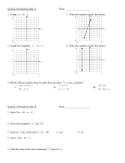 Algebra 1B Chapter 8 Test