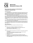 Recessive OI - Osteogenesis Imperfecta Foundation