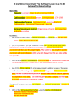 A New National Government: “We the People” Lesson 11 pp 93