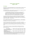 Weekly Commentary 08-25-14 PAA