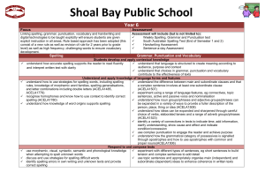 File - Shoal Bay Public School Curriculum