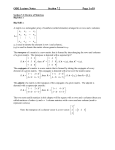 Lecture Notes for Section 7.2 (Review of Matrices)