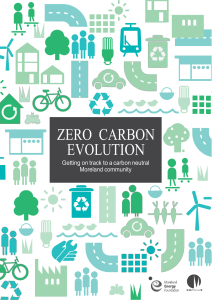 ZERO CARBON EVOLUTION Getting on track to a carbon neutral