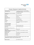 Emergency Management of Anaphylactic Reactions Summary
