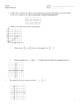 Algebra: Chapter 4 Review