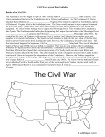 Civil War Layered Book Foldable