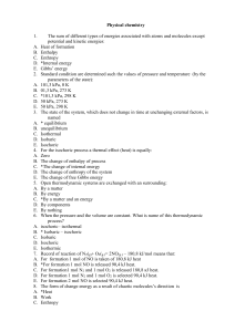 Physical chemistry