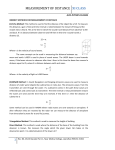 INDIRECT METHODS FOR MEASUREMENT OF DISTANCE