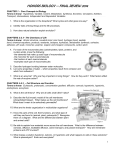 Honors Biology Final Exam Review (2014)