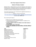 West Essex Regional School District Geometry CPA Summer