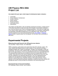 Project list - Institute for Nuclear Theory